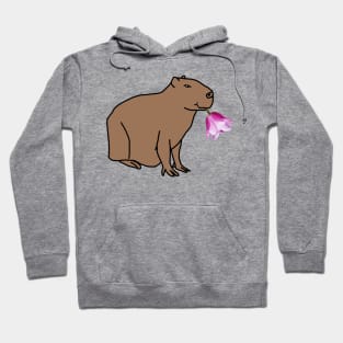 Flower Capybara Hoodie